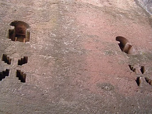 Motifs de croix extérieurs — Monolithic Churches of Lalibela