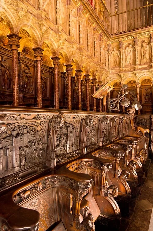 Stalles du chœur de la Renaissance — Catedral de Toledo