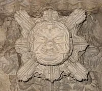 Visages dans le feuillage — Rosslyn Chapel