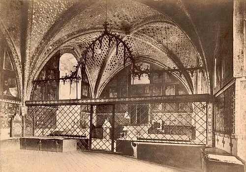 La Chapelle en 1878 — Karlštejn Castle
