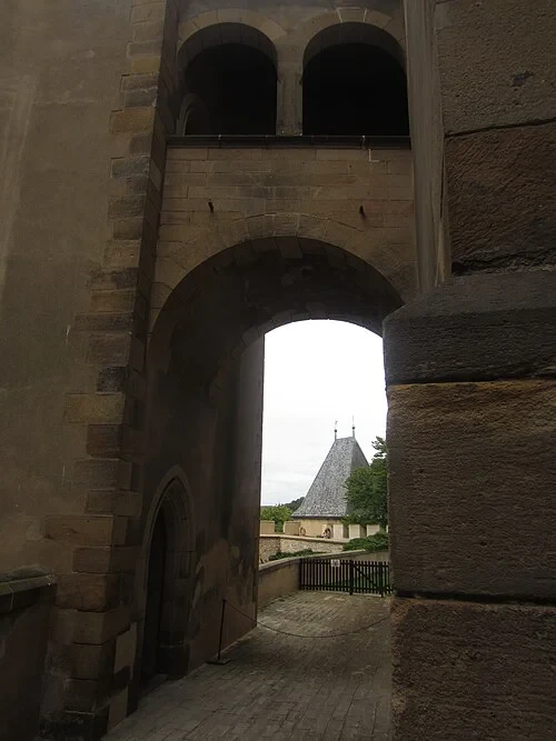Passerelle entre le Palais Impérial et la Tour Mariale — Karlštejn Castle