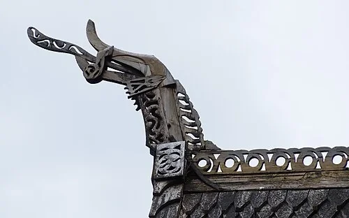 Les pignons protecteurs — Borgund stavkirke