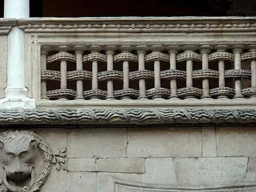 Le parapet en vannerie — Casa de las Conchas
