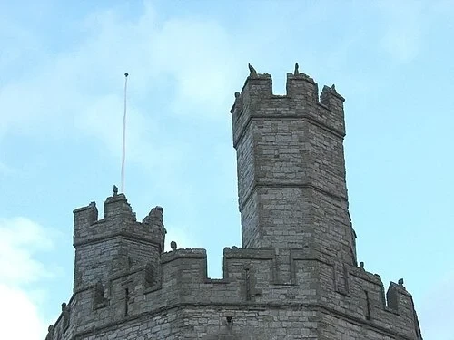 Les trois tourelles — Caernarfon Castle