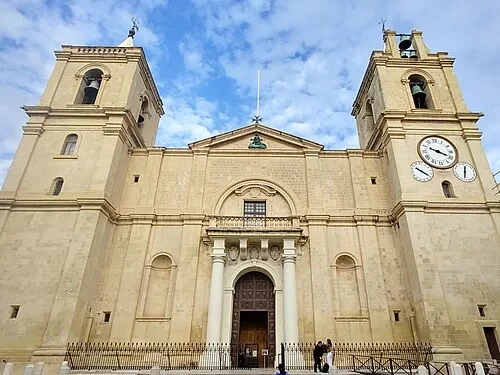 La façade maniériste — St. John's Co-Cathedral