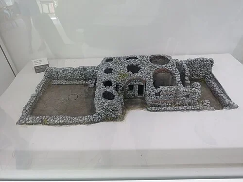Maquette de reconstruction du hammam — Golubac