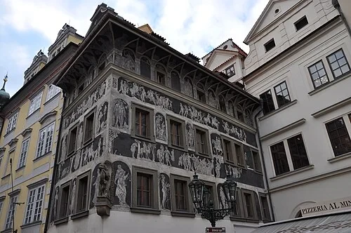 Biblical and Classical Sgraffito — Old Town Hall audio guide stop