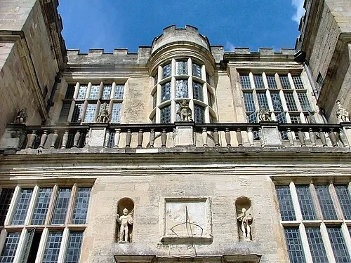 Der Balkon von Fountains Hall