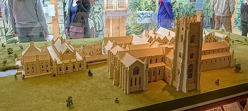 Das Modell des Klosterbezirks