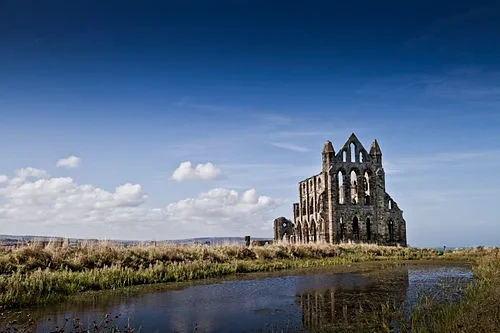 Le paysage du promontoire — Whitby Abbey