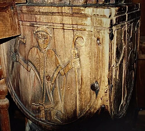 The Pilgrim Figure — Urnes Stave Church audio guide stop