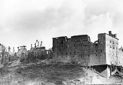 La ruina de 1944 — Abbey of Monte Cassino