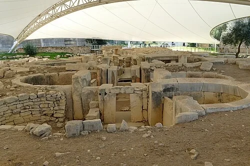 Vue d'ensemble du site — Tarxien Temples