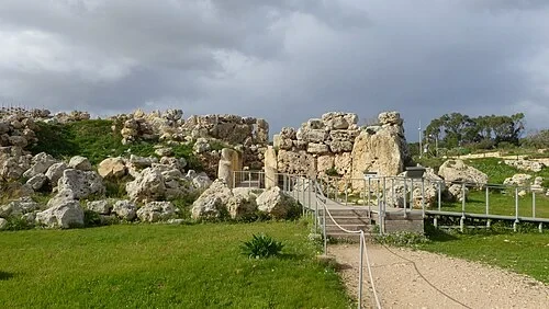 Entrée du temple nord — Ġgantija