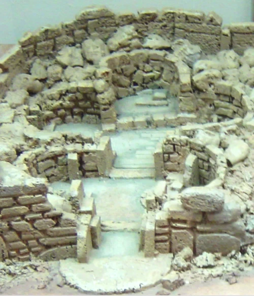 Maquette du plan du temple — Ġgantija