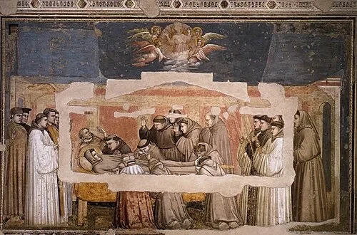 La muerte de San Francisco — Basilica di Santa Croce