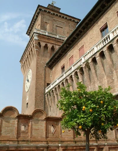 Die Loggia des Orangengartens — Castello Estense