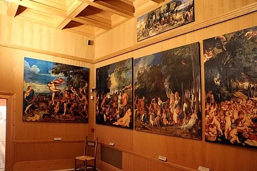 Die Alabasterkabinette — Castello Estense