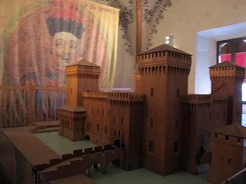 Modell der Festung — Castello Estense