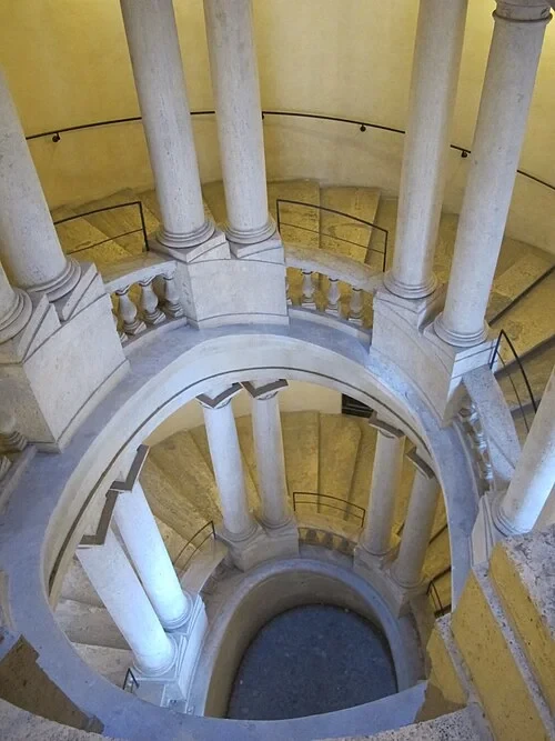 L'escalier en colimaçon de Borromini — Palazzo Barberini