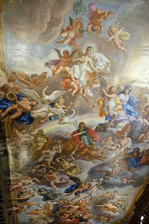 Le plafond de la Grande Chambre — Chatsworth House