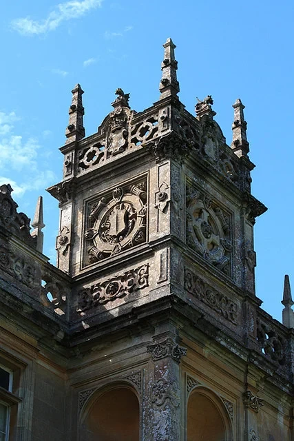 Les tourelles de la tour de l'horloge — Highclere Castle