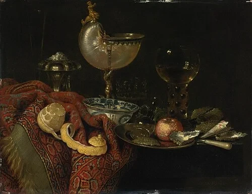Still Life with Oysters and Nautilus Cup