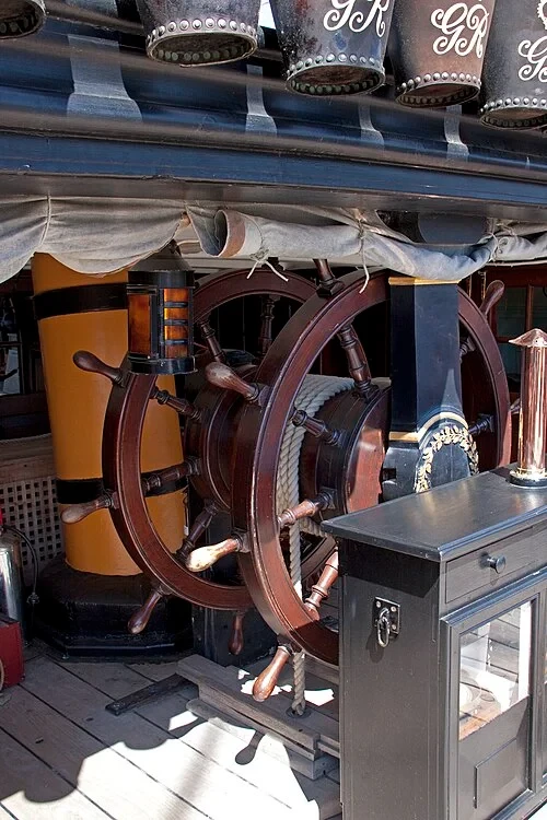 La barre du navire — HMS Victory