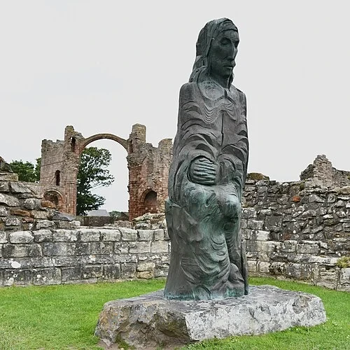 Cuthbert l'ermite — Lindisfarne Priory