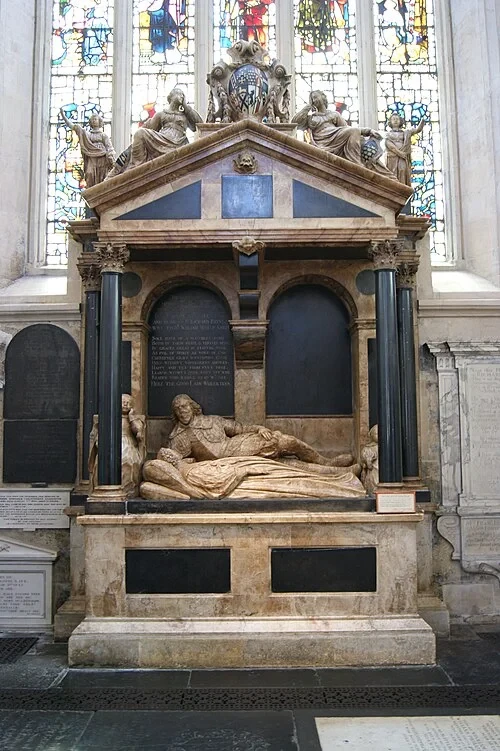 Tombeau de Lady Jane Waller — Bath Abbey