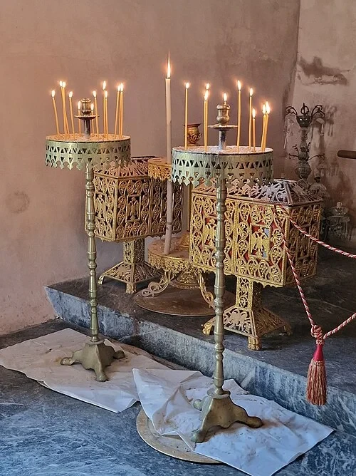 Lampes votives et bougies — Spinalonga