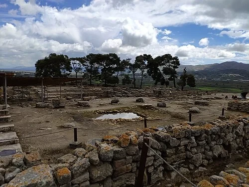 Peristyle of the Palace — Phaistos audio guide stop
