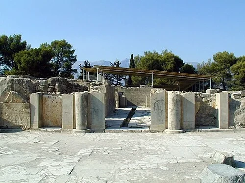 North Wing of the Palace — Phaistos audio guide stop