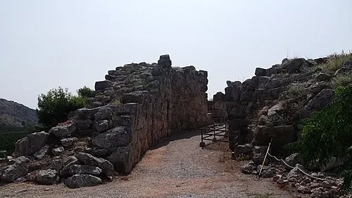 La rampe défensive — Tiryns
