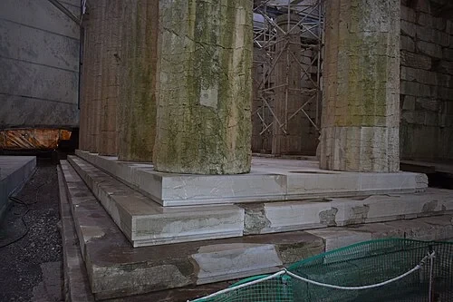 Het fundament van de tempel