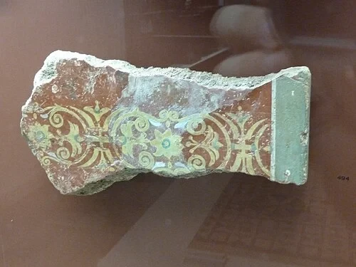 Roman Wall Painting Fragment
