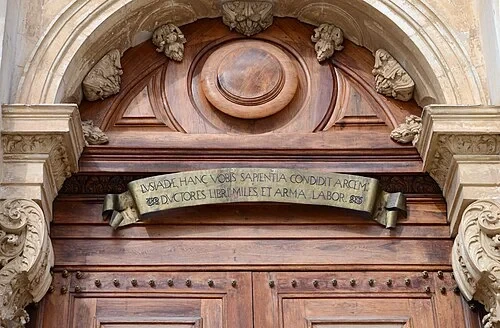 The Library Entrance Inscription