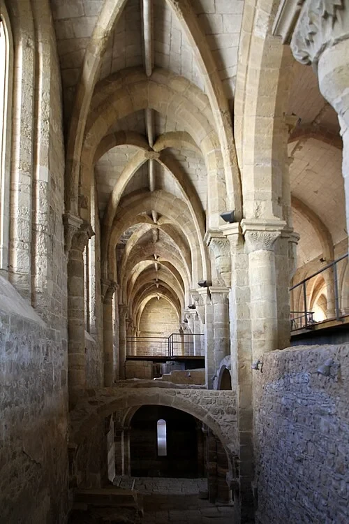 La nef voûtée en pierre — Mosteiro de Santa Clara-a-Velha
