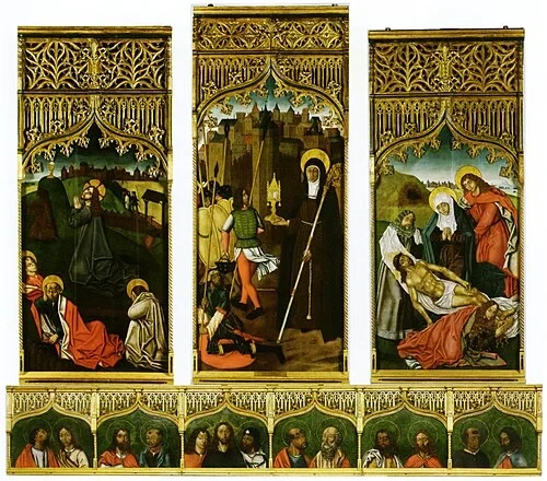 Triptych of Santa Clara