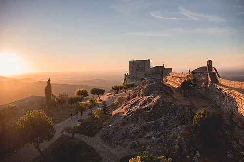 Coucher de soleil au Nid des Aigles — Castelo de Marvão