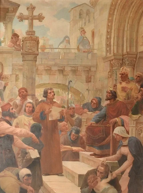 Le Roi Denis rendant la justice — Palácio da Bolsa