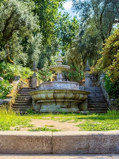 Les voies d'eau en cascade — Mosteiro de São Martinho de Tibães
