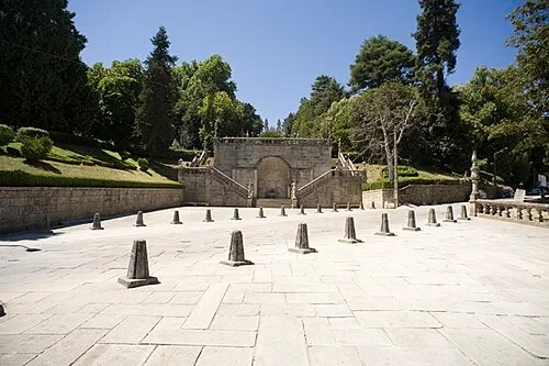 La base della scalinata