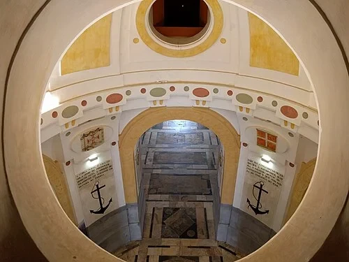 Intérieur du dôme de la chapelle — Forte de Nossa Senhora da Graça