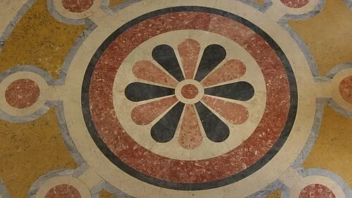 Sol en marbre polychrome — Igreja de Santa Engrácia