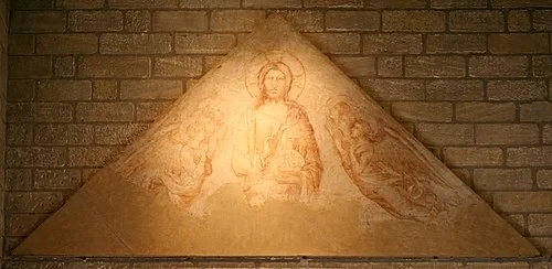 Sinopia du Christ en Gloire — Palais des Papes