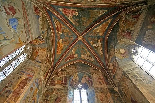 Plafond de la Chapelle Saint-Jean — Palais des Papes