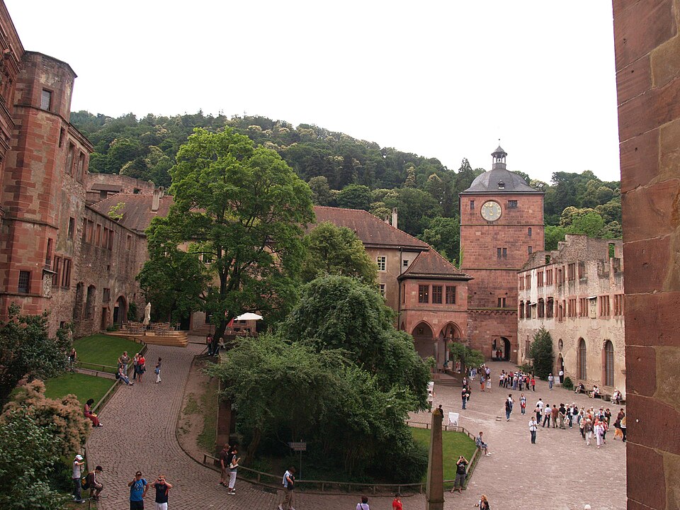La cour intérieure — Heidelberger Schloss