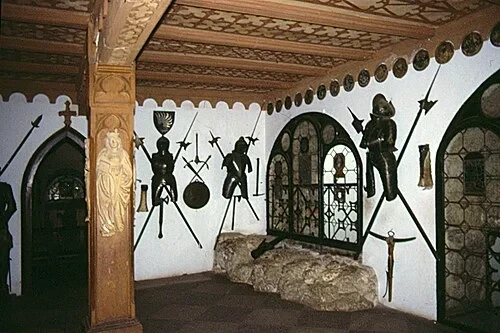 Le vestibule des chevaliers — Schloss Lichtenstein