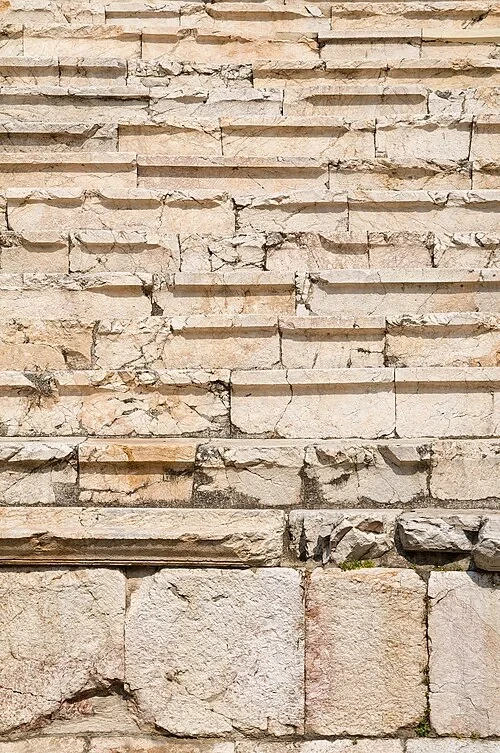 Les sièges réservés — Roman theatre of Plovdiv